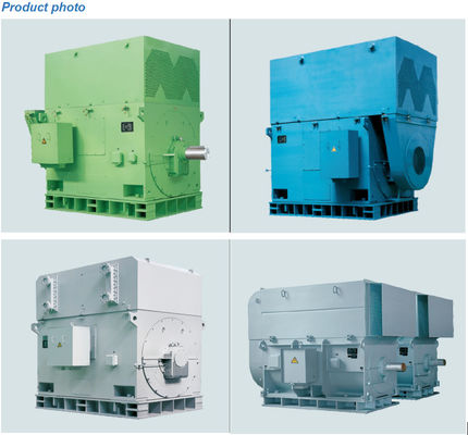 4000kw عالية الجهد AC موتور IP55 / IP54 محرك غير متزامن 3 المرحلة الحث